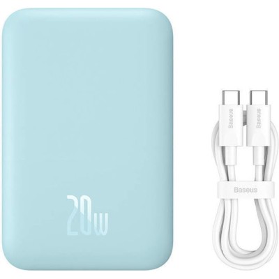 Baseues Magnetic Mini Powerbank 6000mAh 20W Blue